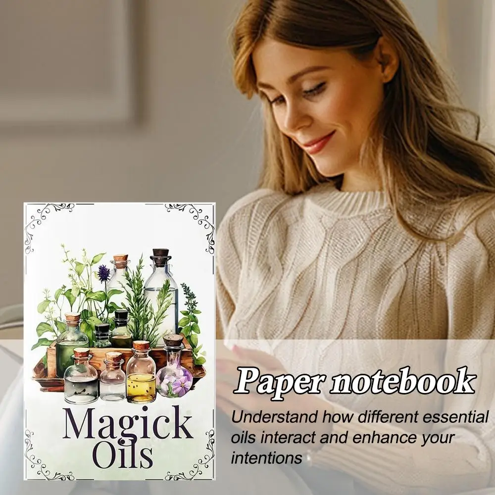 

Магические масла. Быстрая справочная книга. 54 атрибутов. Отношения и использование. Кухонные заклинания ведьмы и магический путеводитель с травами. Волшебное масло.