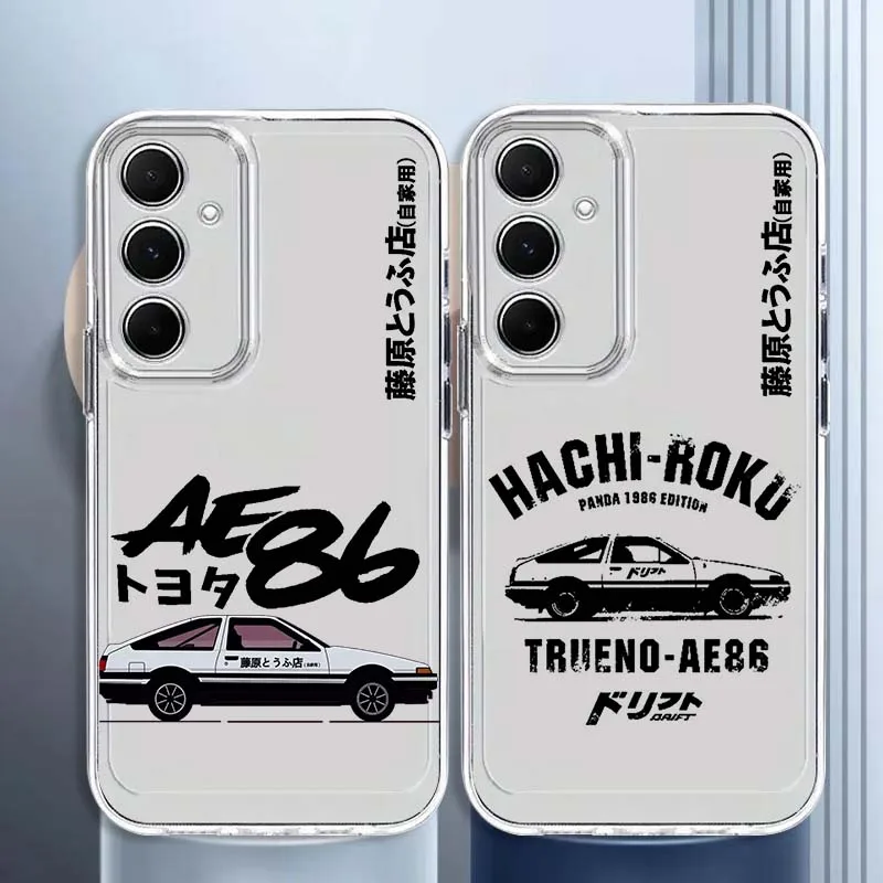 

Initial D Art Anime Phone Case For Samsung Galaxy A73 A72 A71 A55 A54 A53 A52 A51 A33 A25 A22 A15 A14 A05 TPU Transparent