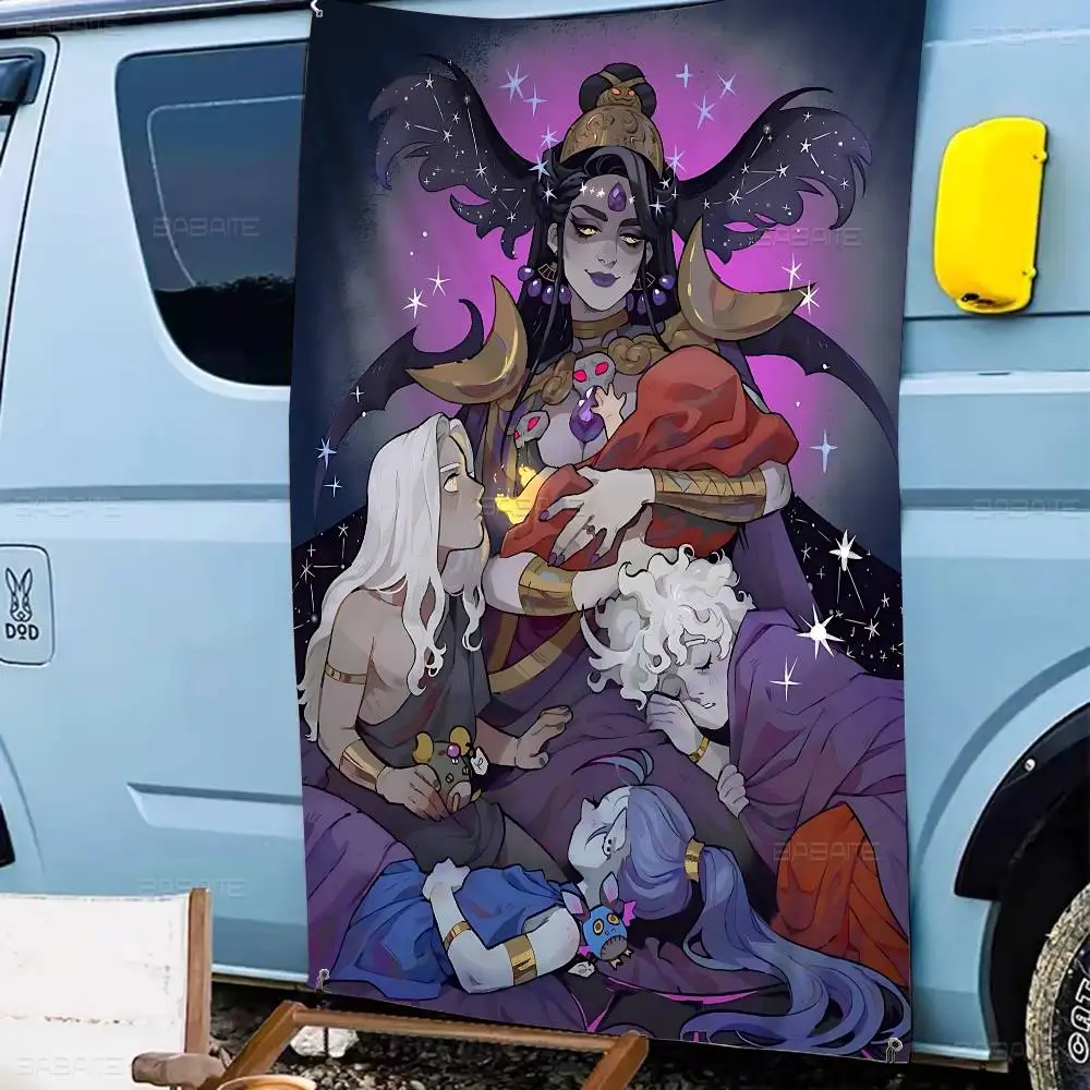 أنيمي H-Hades راية الفن الطباعة اليابانية جدار العلم أنيمي الجدار الشنق ديكور المنزل