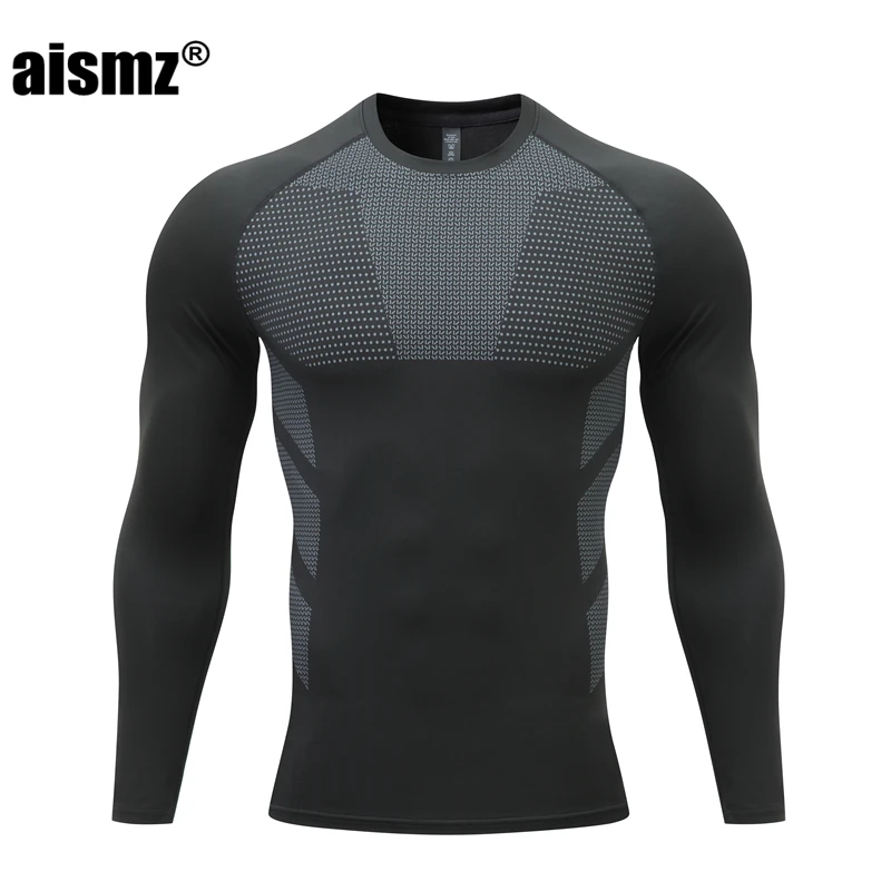 Aismz Winter Thermal Underwear Men & Boy MMA Tactics Fitness Leggings Compression Sportswear First layer Long Johns Man Clothing