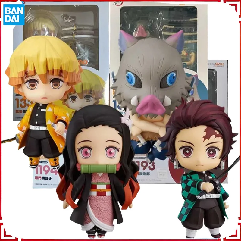 gsc-nendoroid-blade-of-demon-destruction-zenitsu-inosuke-nezuko-tanjirou-figurine-d'action-anime-modele-articule-de-collection-poupee-jouet