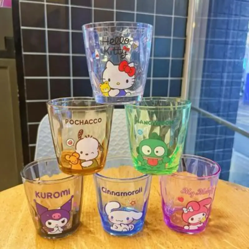 

Sanrio Hello Kitty Toothbrush Cup Kawaii Anime Fashion Student Household Dormitory Cold Drink Cup Child Cartoon Mouthwash Cup