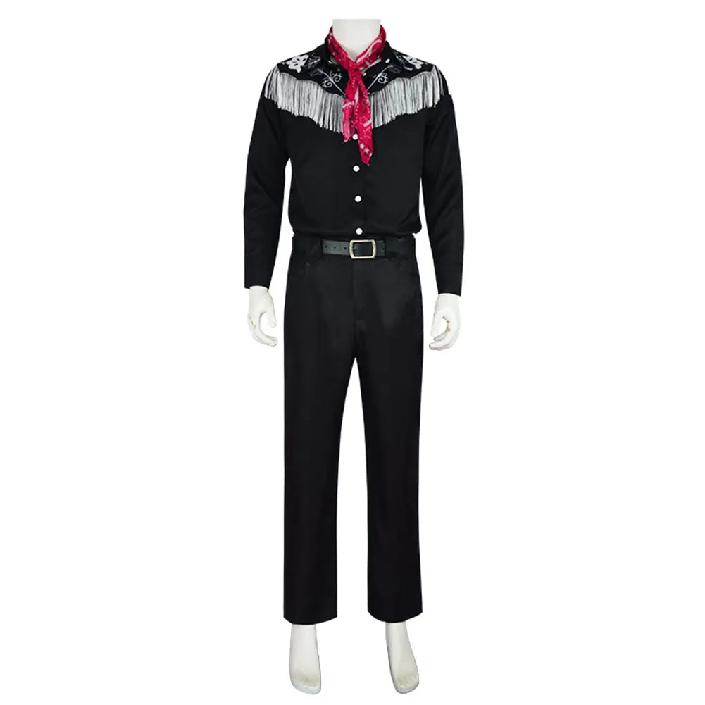 Kids Ken Cosplay Shirt Pants Hat Costume Children Boys Roleplay Movie Clothing Outfits Halloween Carnival Dress-Up Party Suit view 5