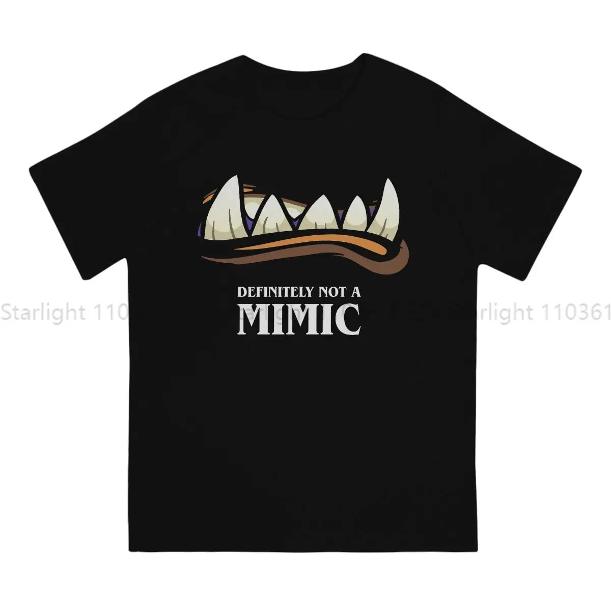 Definitely Not A Mimic Tabletop TShirt For Men DnD Game Clothing Style T Shirt Soft