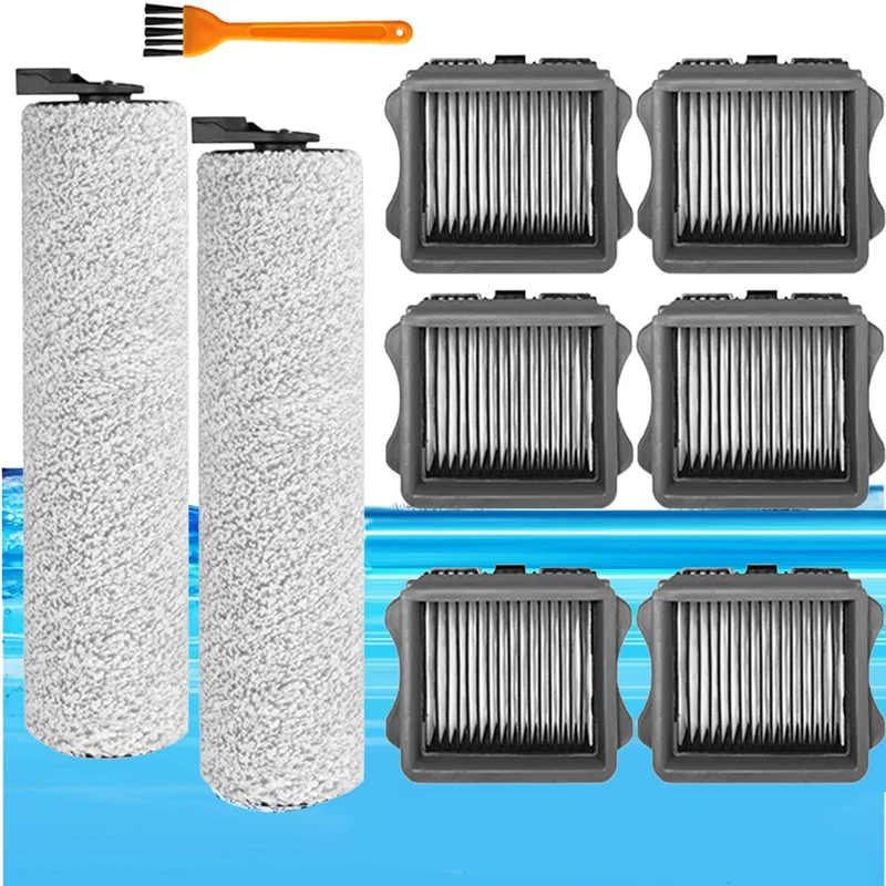 

ABZS For Tineco Ifloor 3 / Floor One S3 Cordless Wet Dry Vacuum Cleaner Replacement Parts Roller Brush Hepa Filter
