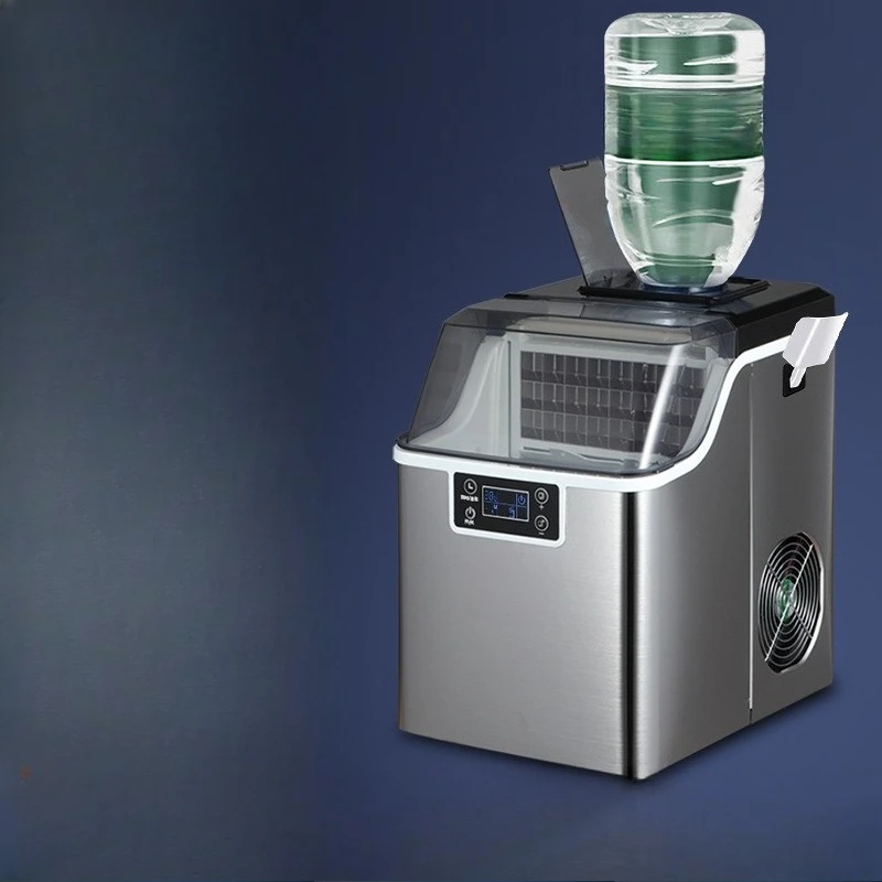 

Ice machine, household small square ice milk tea shop stall mini coffee cart equipment