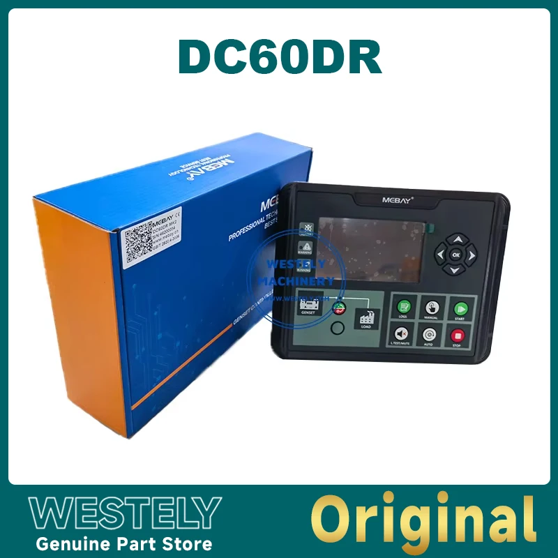 

DC60DR Genuine Mebay LCD Display Generator Engine Control Module For Genset Parameters Monitor with RS485 Port equipped