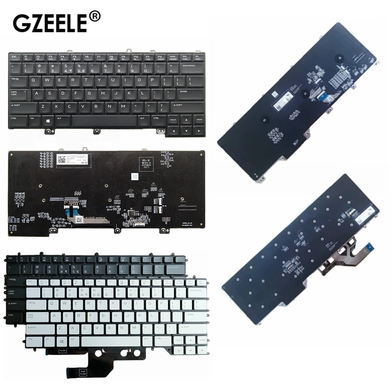 Backlight US Keyboard for Dell Alienware M15 R2 M17 R3 M17 R2 2019 Year Area 51m R2 15 R4 006T78