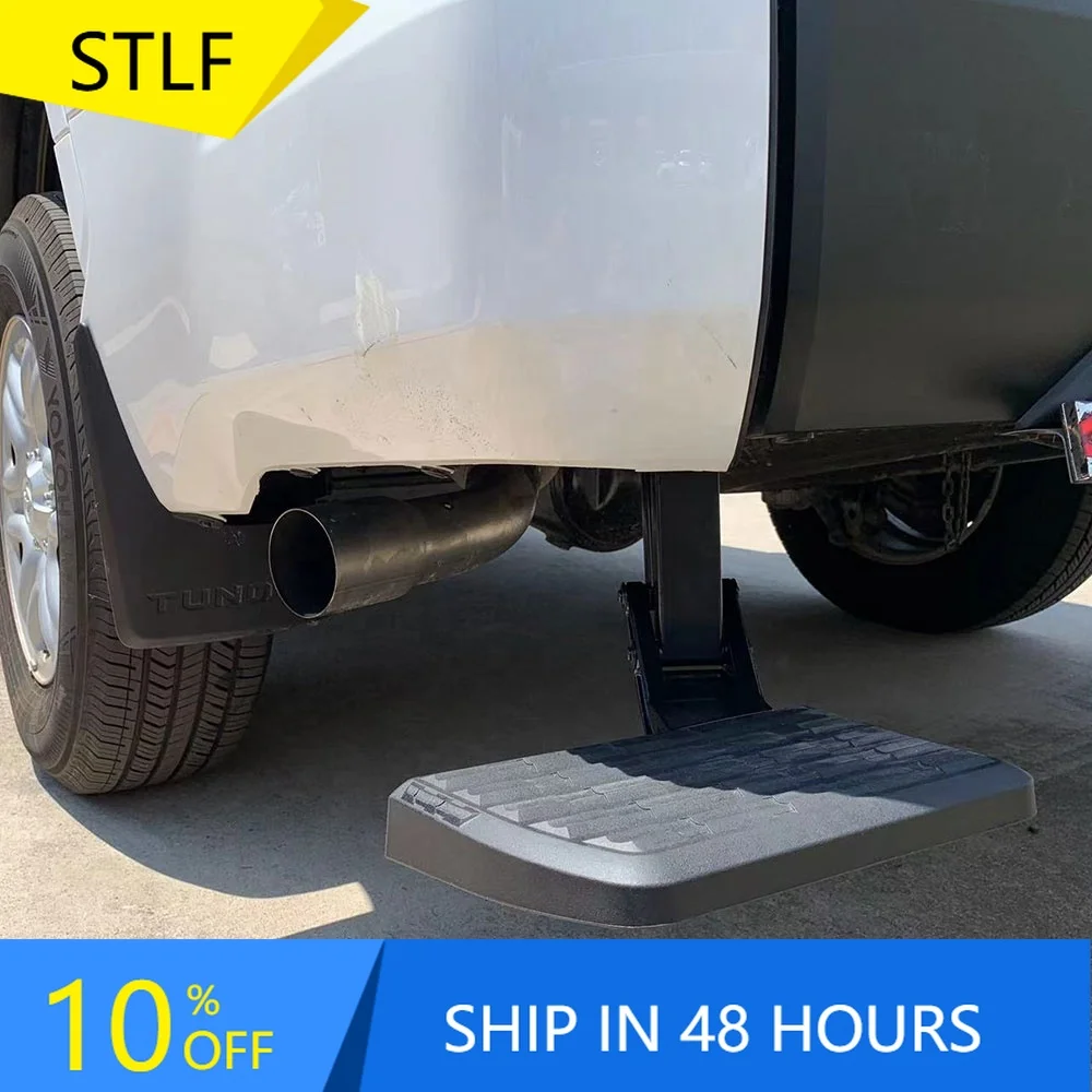 

STLFOffroad 4x4 Car Accessories Retractable Pickup Truck Bedstep Tailgate Rear Step for FordsF-150Jeeps Wrangler JKNissansNavara