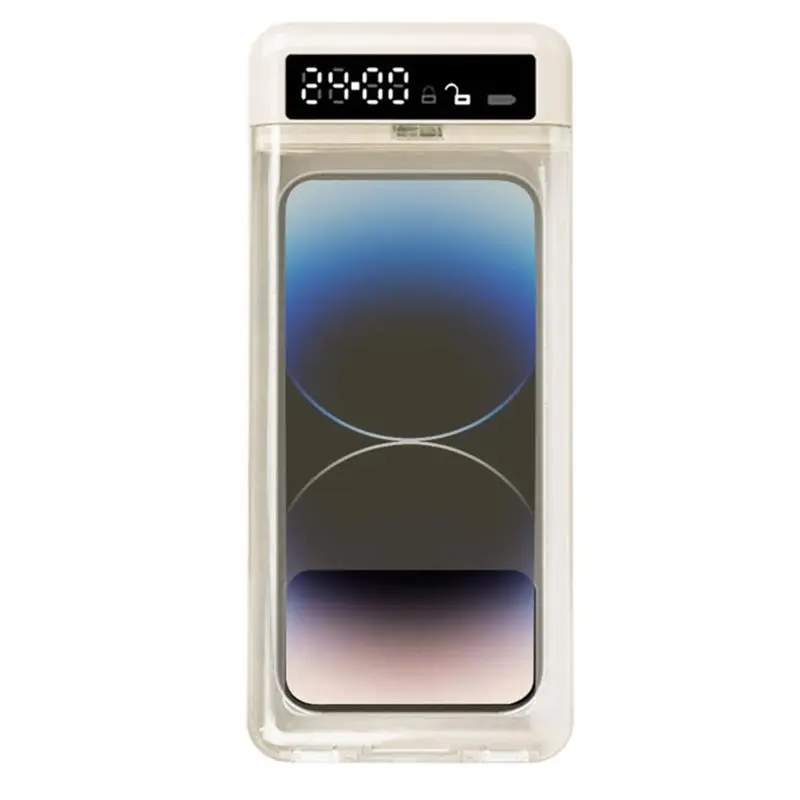 

A99E-Portable Smart Auto Phone Timer Lock Box With Timer 99 Hours Self Control Timerlocker For Kids Students Focus Back