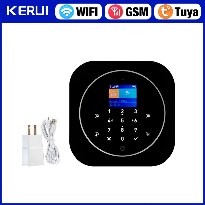 KERUI G12-Kit de système d'alarme domestique sans fil Tuya, WiFi 101, système de sécurité domestique
