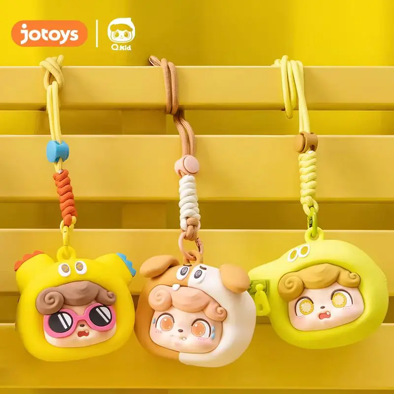 ชุดตุ๊กตาขนปุย Jotoys Q.Kid Emotional Hairy Monsters แบบสุ่มลาย  กระเป๋าใส่หูฟังสุดน่ารัก ของเล่นและของสะสมสุดฮิต