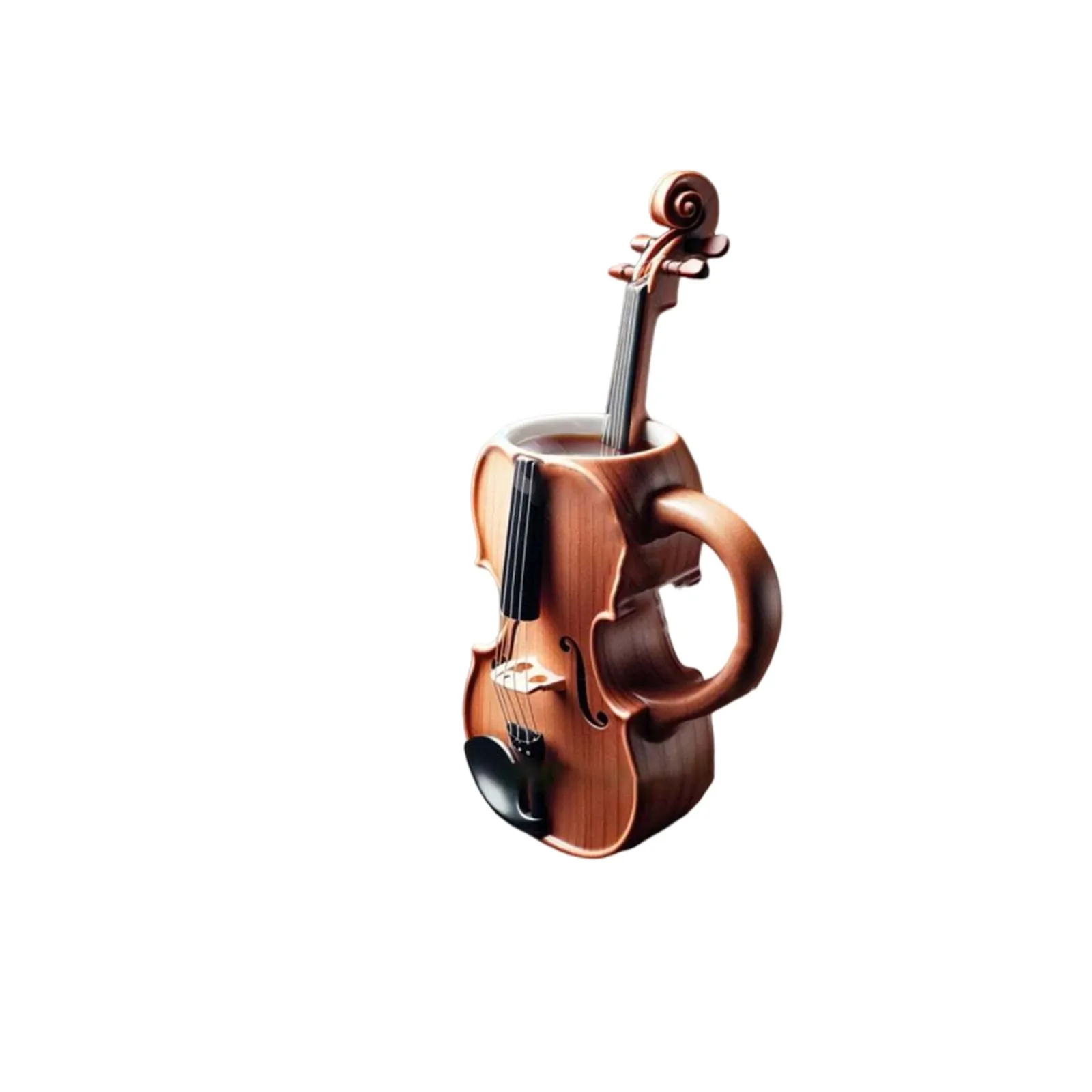 آلة موسيقية فنجان القهوة الإبداعية الغيتار نمط المشروبات اليدوية رواية اليدوية هدية الراقية عاشق الموسيقى هدية