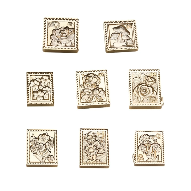 

Emboss Sealing Wax Stamp Head Brass Sealing Stamp Wax Seal Stamp Head Replacement for Envelope Sealing or Greeting Cards