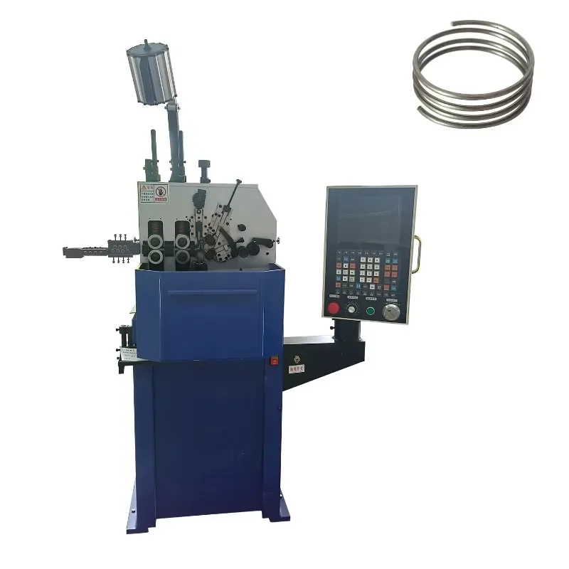 Automatic numerical control compression small wire spring coiler