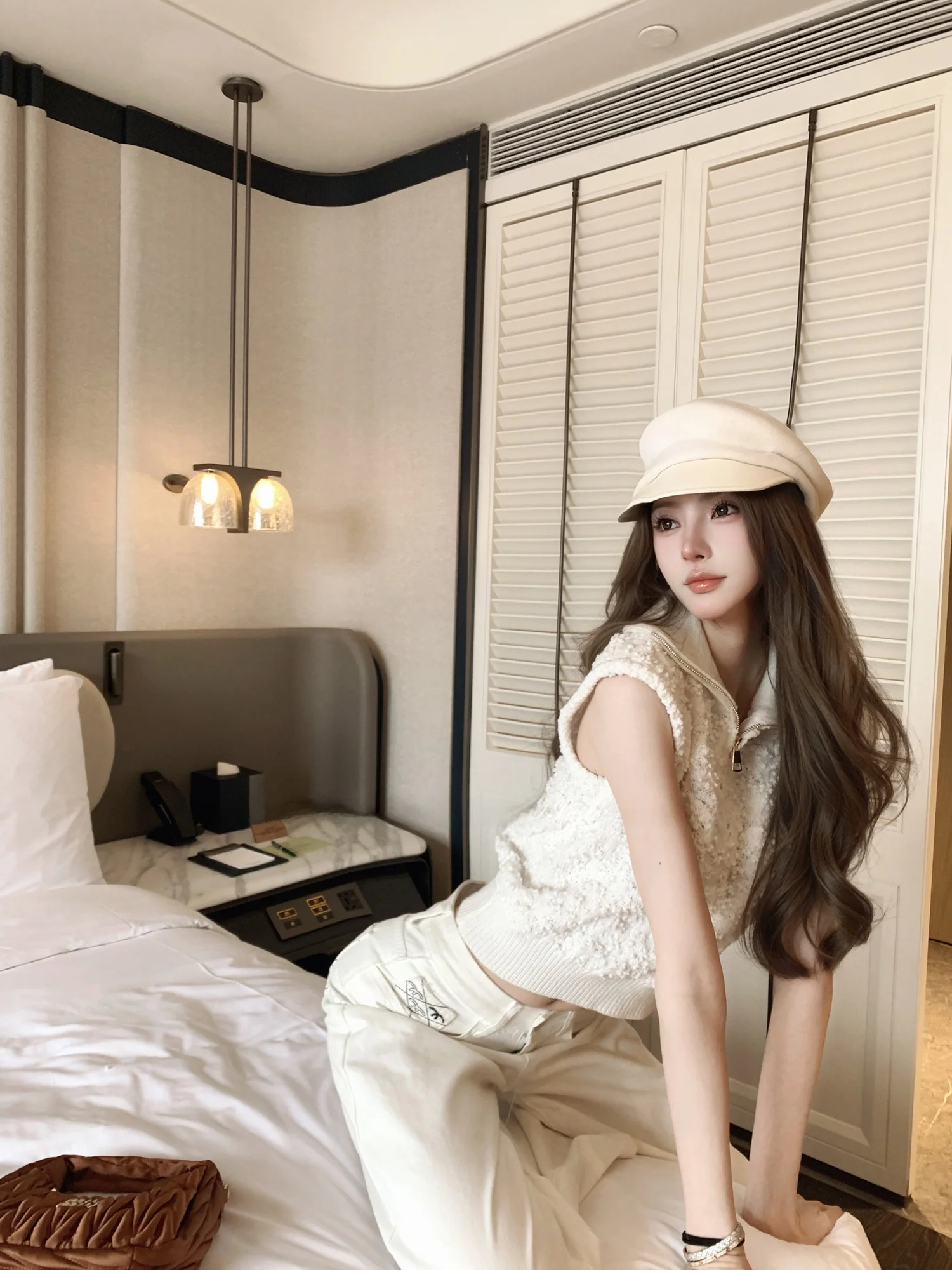 

Женский вязаный топ Girly Samstag с текстурой и молнией, повседневный, приталенный, из зимней коллекции 2026