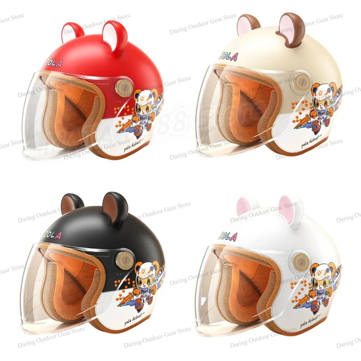 Motorbike Helmet Kids Safty High Density Cute Cartoon Lovely Skating Child Children Cycling Bicycle Helmets 4seasons Boys Girls