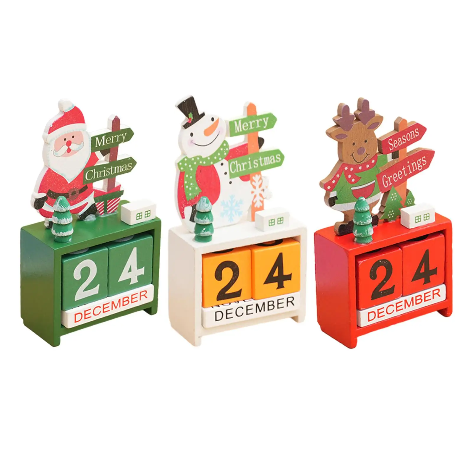 Weihnachts holz kalender Weihnachts dekoration Weihnachts schmuck für