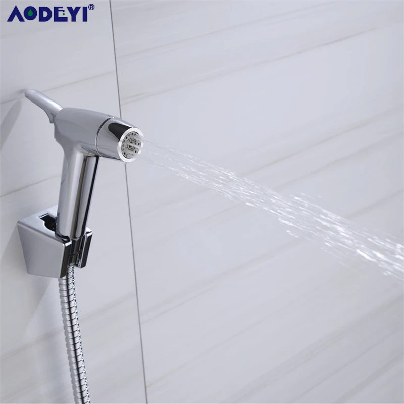 Thermostatic Bidet Mixer Valve Hand Held Spray Shower Set Shattaf Two Functions Bidet Sprayer Bathroom Bidets Jet Tap Douche Kit