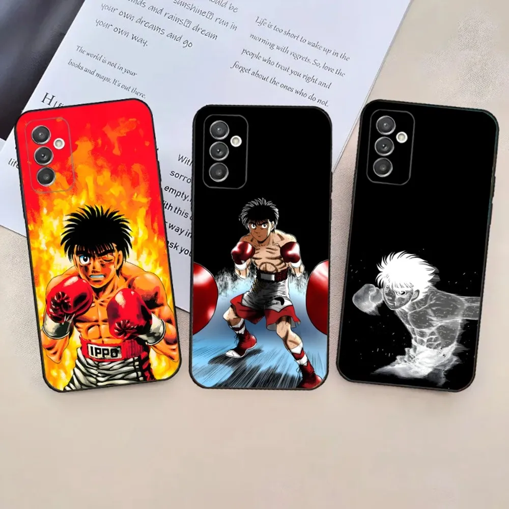 

H-Hajime No Ippo Phone Case For Samsung Galaxy A20,A21s,A22,A31,A32,A52,A53,A72,73,A80,A91 Soft Black Phone Cover