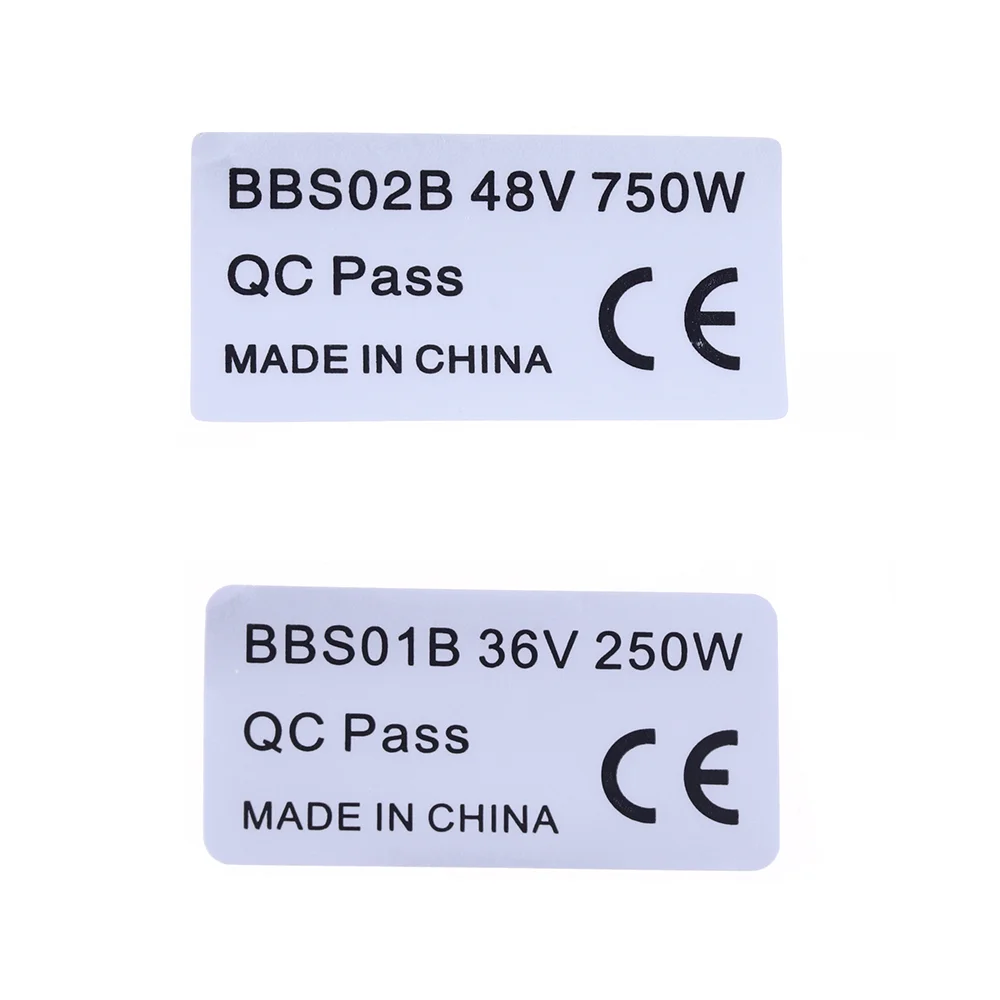 AliExpress 10 Pcs 36V 250W 48V 750W Stickers Electric Bicycle Sticker For Bafang BBS01B BBS02B BBHD Mid Drive Motor Ebike Accessries