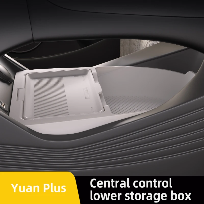 

For 2024 2025 BYD ATTO 3 Storage Box Center Armrest Hidden Box Cup Holder Organizer Interior Accessories