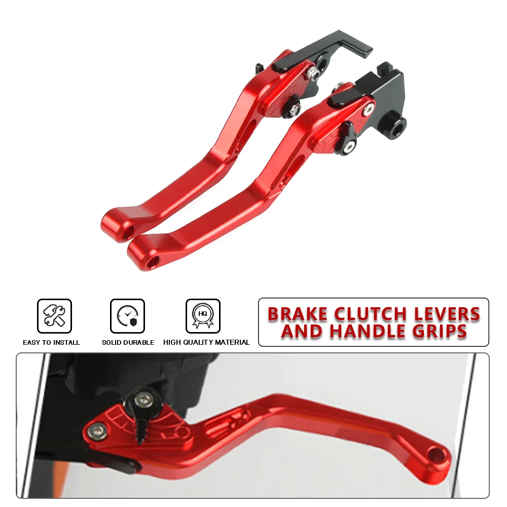 For Honda VFR800VTEC 2002-2008 VFR800 VTEC VFR 800 2007 2006 Motorcycle Adjustable Lever Short Brake Clutch Levers Handle Grips