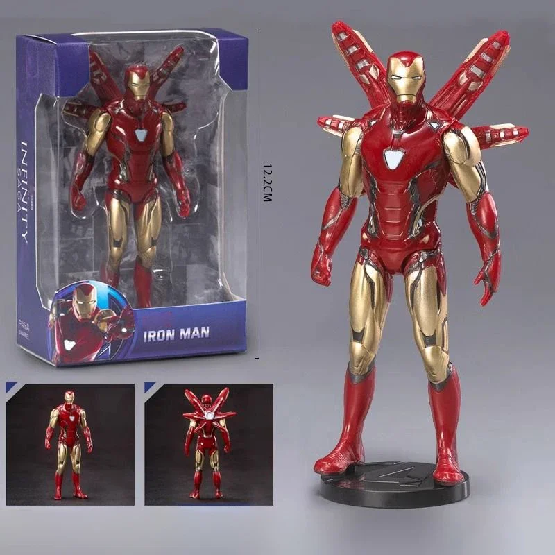 ZDTDS 10CM Avengers Figur Rival Rhino Thanos Ghost Man Scarlet Venom Octopus Iron Spider Captain Hulk Legends Spielzeugpuppe Figur – Detail 10