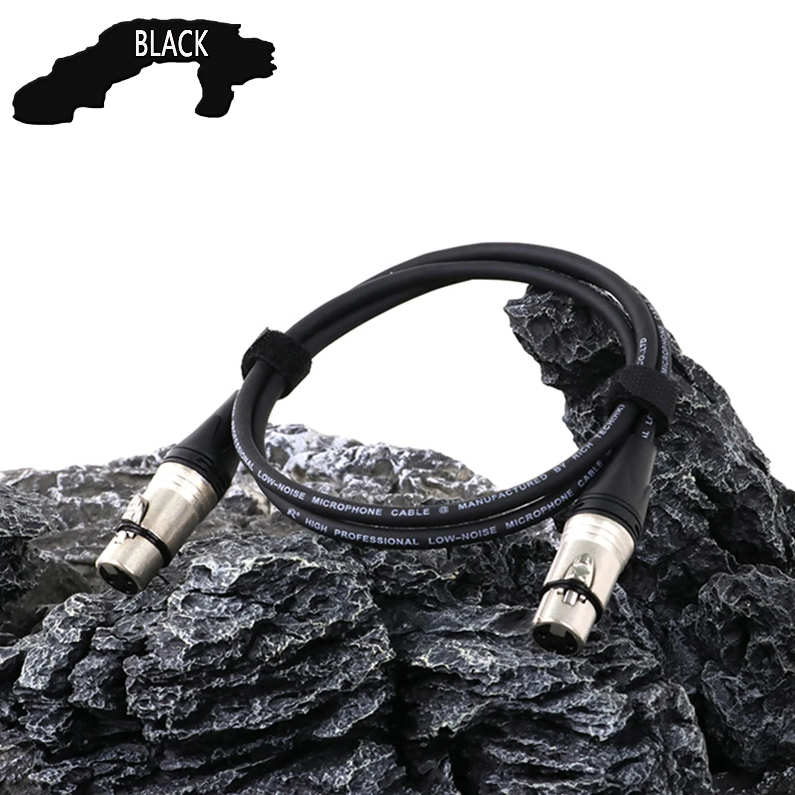 0.2M-30M Kleurrijke 3pin Xlr Vrouwelijk Naar Vrouwelijk F/F Audio Verlengkabel Folie + Gevlochten Afgeschermd Voor Mic Mixer Versterker