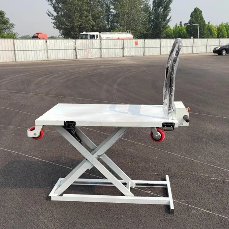 Moving Up and Down Electric Truck Lifts Cargo Folding Trolley Flatbed Reinforced Large Load-bearing Cargo Trolley Cargo Handling