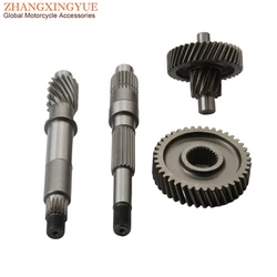 GY6125 Gearbox Rear Gear Axle Assembly For GY6 125cc 150cc 152QMI 157QMJ 4T Chinese Scooter Engine Parts