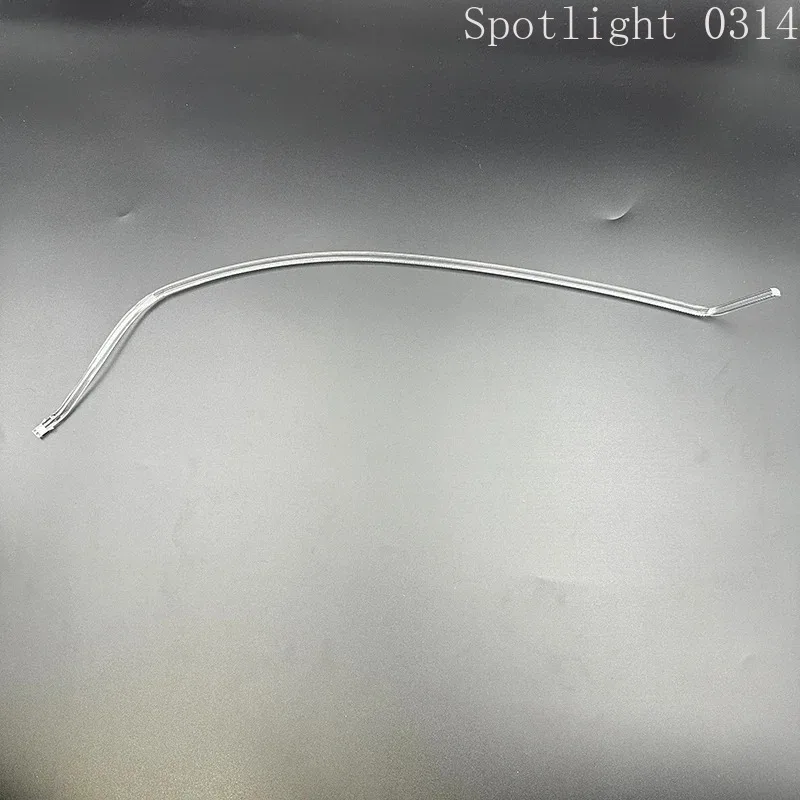 ل Volkswagen Tiguan L 2017 2018 2019 2020 سيارة العلوي ضوء دليل القضبان DRL أنبوب أنبوب أكريليك اكسسوارات السيارات عيون الملاك #3