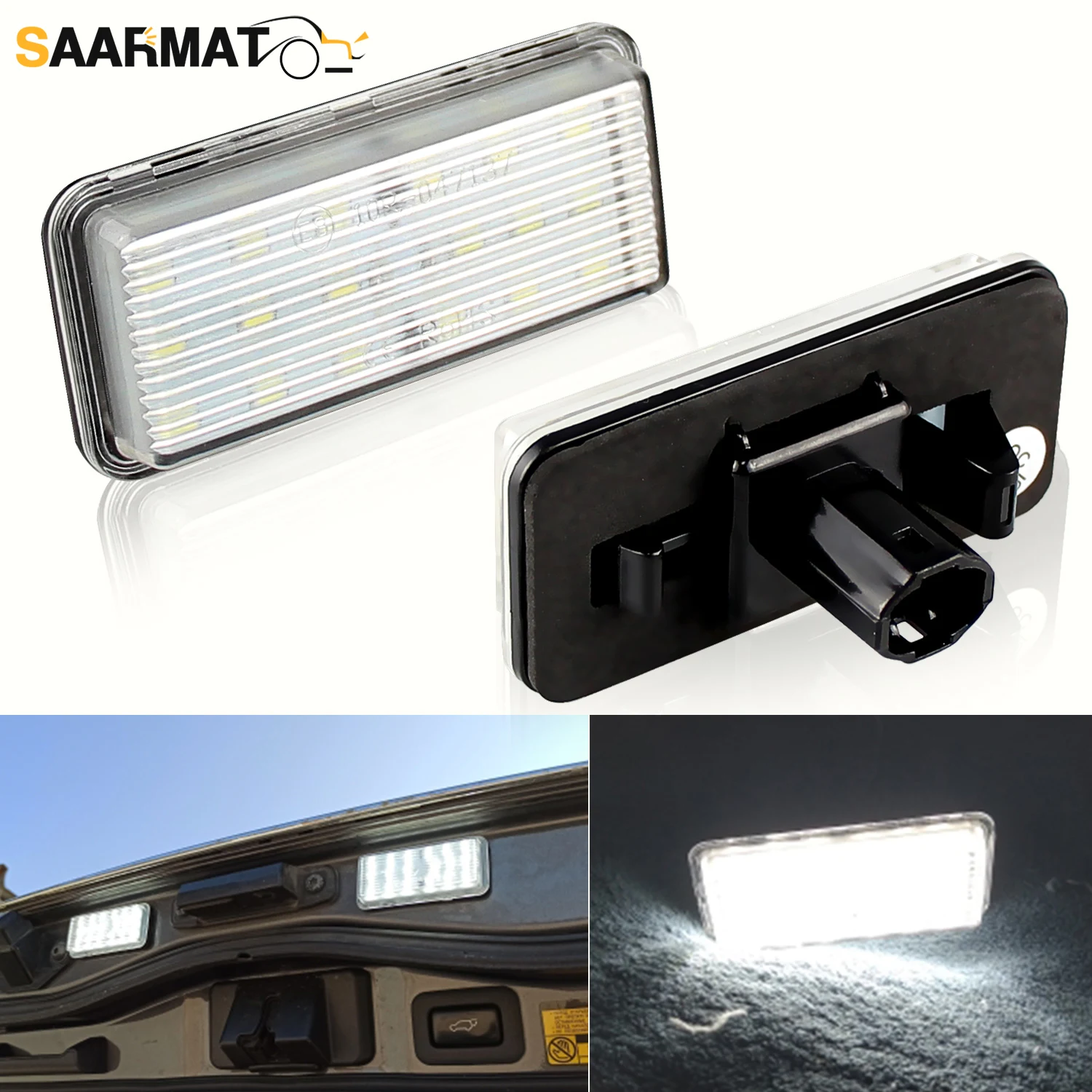 2pcs Canbus LED Number License Plate Light for Lexus LX470 (UZJ100) 98-07 LX570(URJ200) 08-12 GX470 No Error Car Accessories