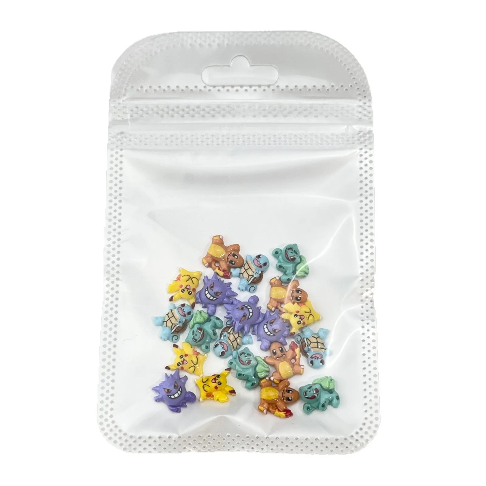20 قطعة البوكيمون الصغيرة الراتنج بيكاتشو السنجاب مسمار سحر الفن فلاتباك الاكريليك التماثيل DIY المنمنمات ديكور الحرفية #5