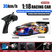 HBX 2192/2193/2195 RC Drift Car 1/18 2.4G 4WD LED Light High Speed Racing Vehicles Model Full Propotional Control Electric Toys