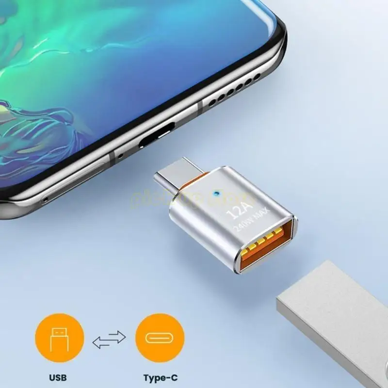 Q5WA Тип C до USB 2.0 Адаптер для передачи данных и зарядки по разнообразным типам C