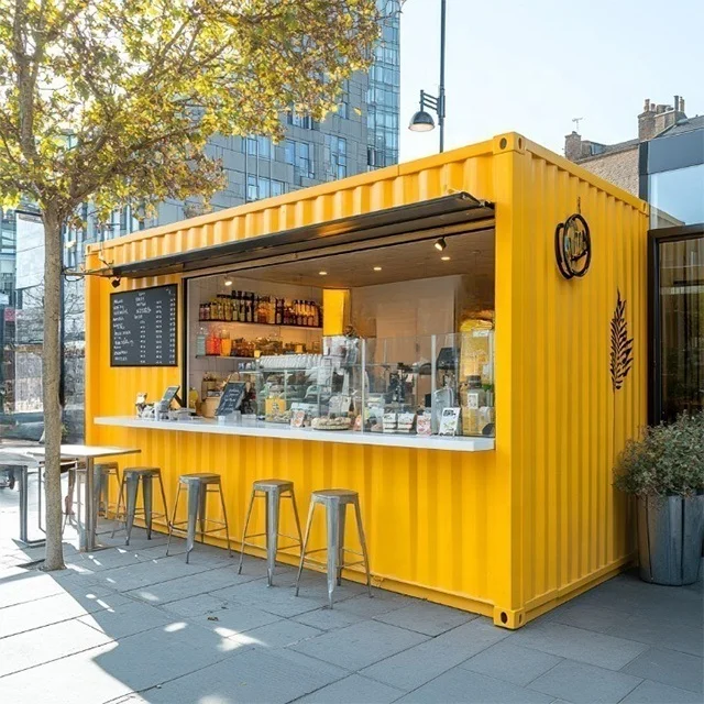 Shipping Cafe Restaurant Container Shop Fast Food Store