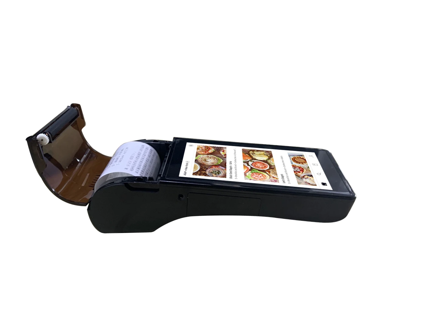 Mini-Pos-Terminal mit 1GB RAM 8GB ROM, MT6580 Quad-Core 1,3 GHz, QR-Code-Scanner, WLAN, NFC 58mm Thermo drucker