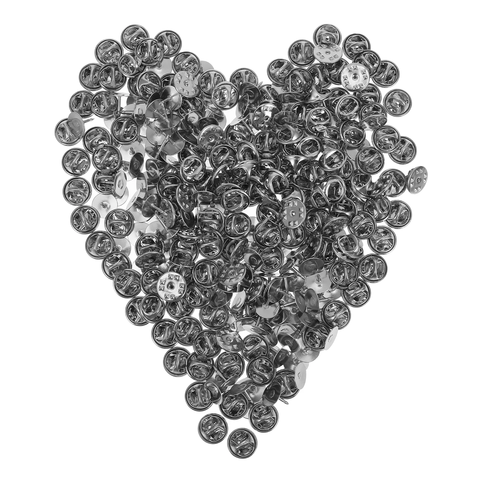 

150 Sets Nickel Base 10mm Butterfly Hat Pin Keepers Badges Backing Clasp Brooch Clutch Replacement Metal Jewelry Making Crafts