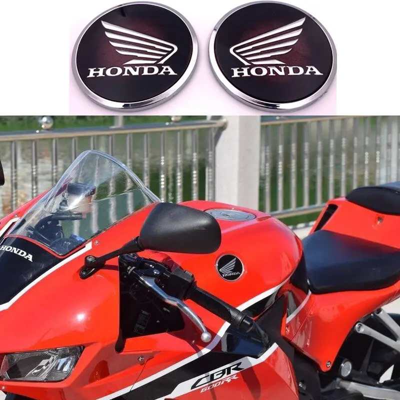 Honda 3D Motorcycle Modify Sticker Stereoscopic Fuel Tank Label Universal Drip Adhesive Version Motorcycle Honda Sticker
