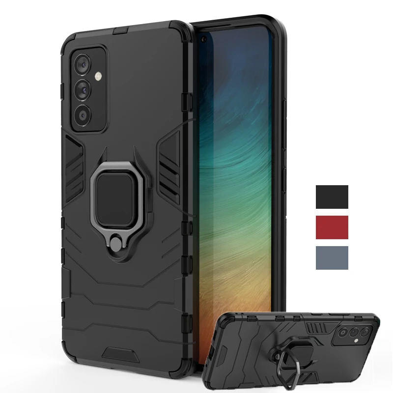 

Противоударный чехол-бампер для Samsung Galaxy Quantum 2, с магнитным кольцом и подставкой