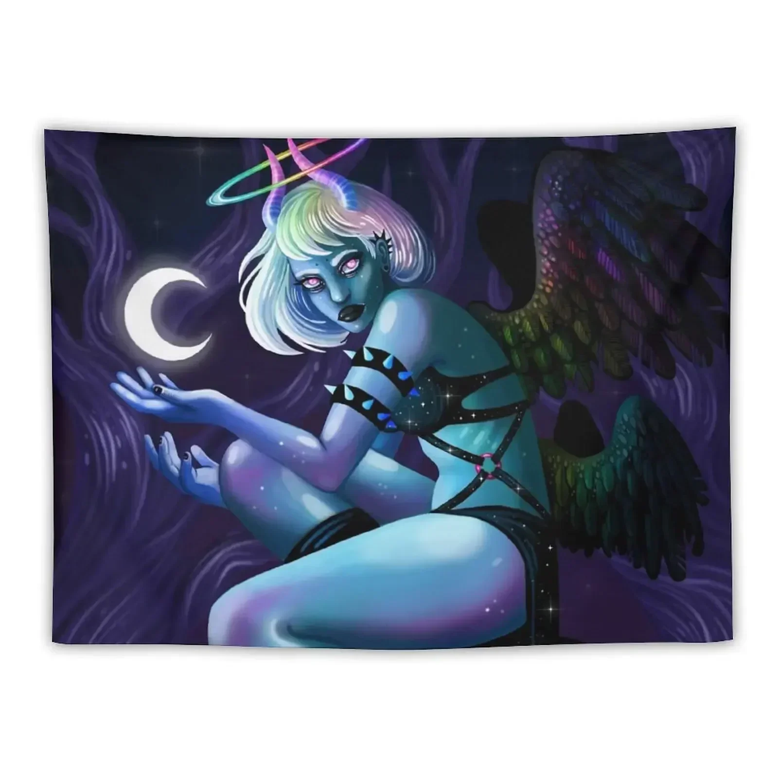 Murmir, Angel of Night Tapestry Room Decorator Luxury Living Room Decoration Home Supplies Decoration Bedroom Tapestry