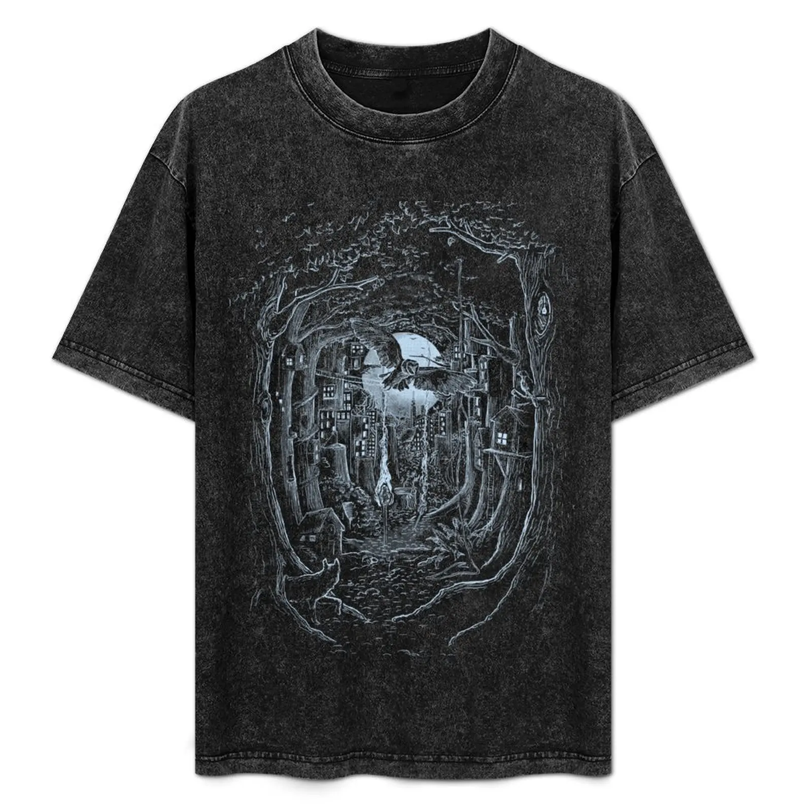 

Through the Forest T-Shirt anime figures croswit shirt man custom t-shirts outfits for men