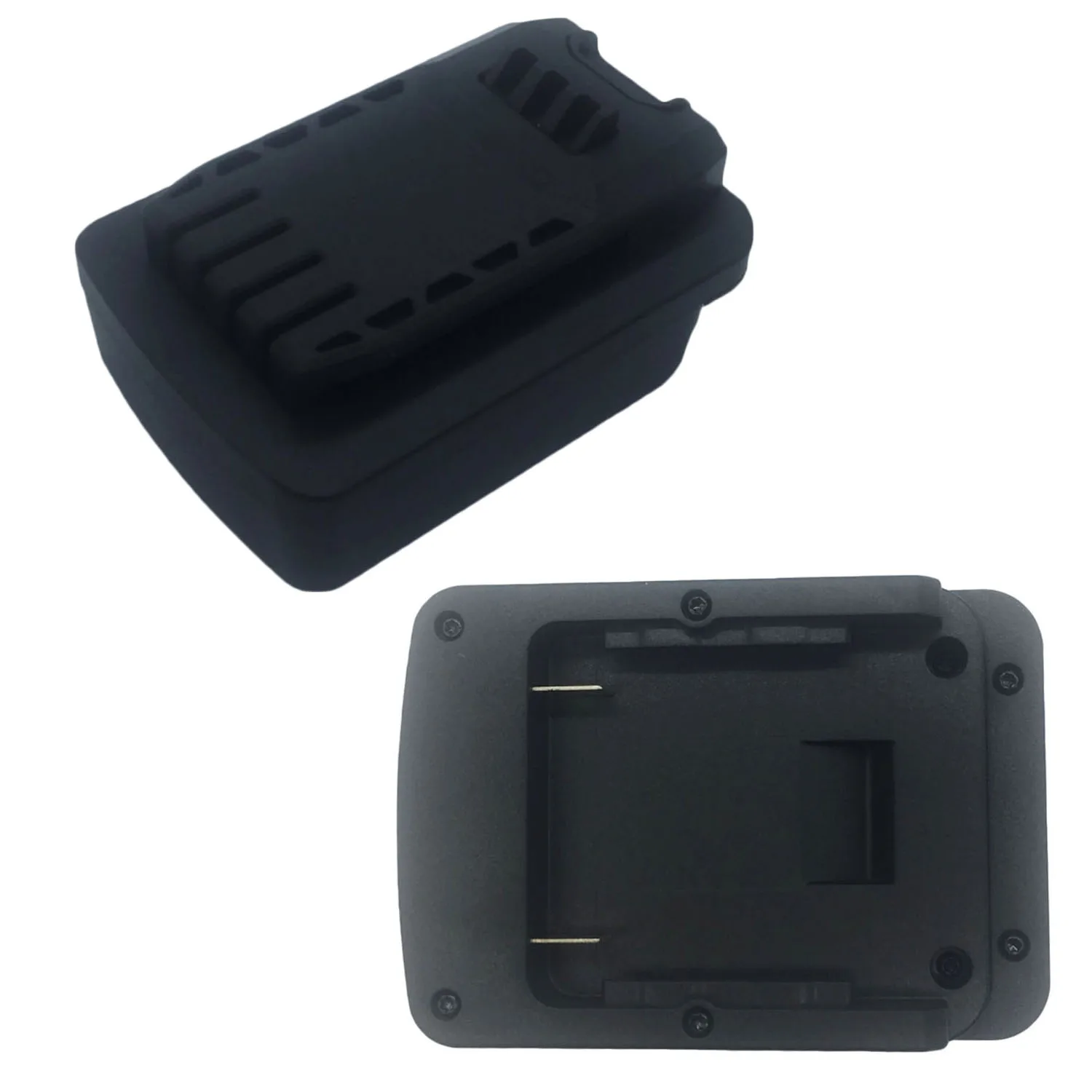 Black ABS For battery Adapter Converter Compatible with For BAT618 BAT622 and For craftsman For Tools 108x85x55mm