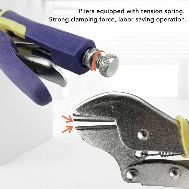 D5 Pinch Off Pliers C45 Steel 7mm Straight Jaw Locking Pliers Tool For Copper Hoses Sealing Pliers Copper Tube Sealing Tool