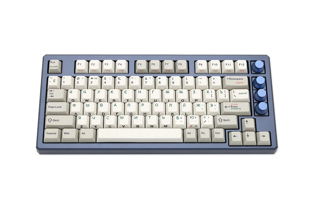 MXRSKEY Cereja Perfil Retro Cirílico Corante Subbed Keycap Set PBT Russo para teclado 87 tkl 104 ansi xd64 bm60 xd68 BM87 BM65