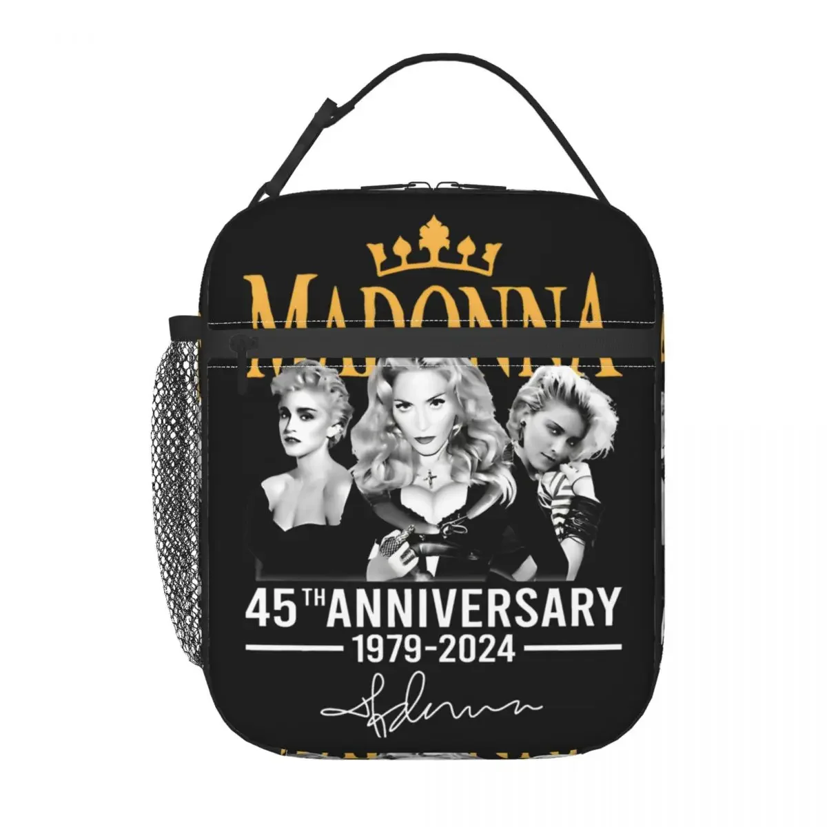 Insulated Lunch Bag Madonna Singer Pop Classic Music Accessories Lunch Food Box New Thermal Cooler Bento Box For Outdoor