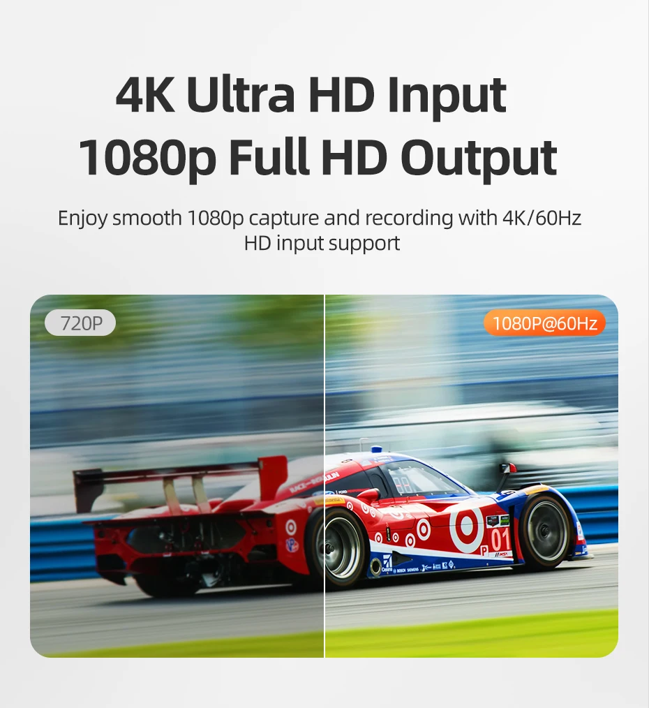 CABLETIME USB 3.0 Videoaufnahmekarte PD 100 W HDMI Capture 5 Gbit/s 4K 1080p Full HD für PS5 Srteaming Switch Videorecorder – Detail 9