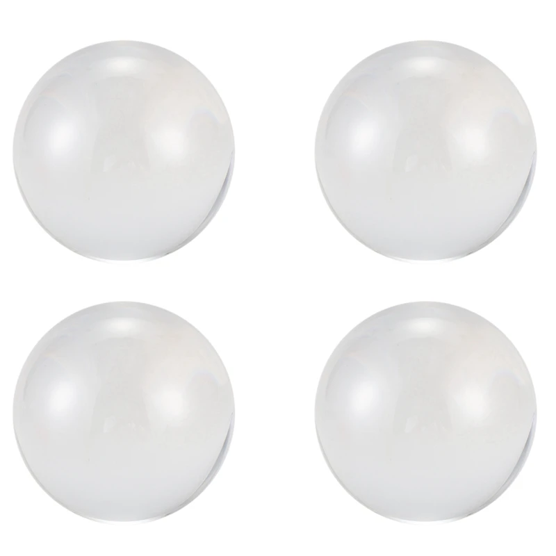 4Pcs 60Mm Clear Acrylic Ball Transparent Contact Manipulation Juggling Ball Gifts