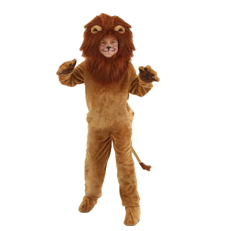 Mono de Cosplay del Rey León de dibujos animados para niños y adultos, traje Unisex para fiesta, traje completo, traje de Carnaval de Halloween